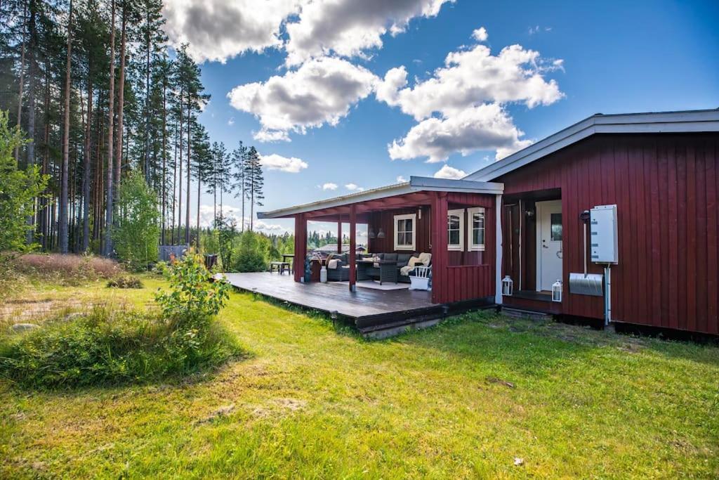 Villa Langroesta; Ruime Blokhut Grenzend Aan Bos Hagfors Exterior foto